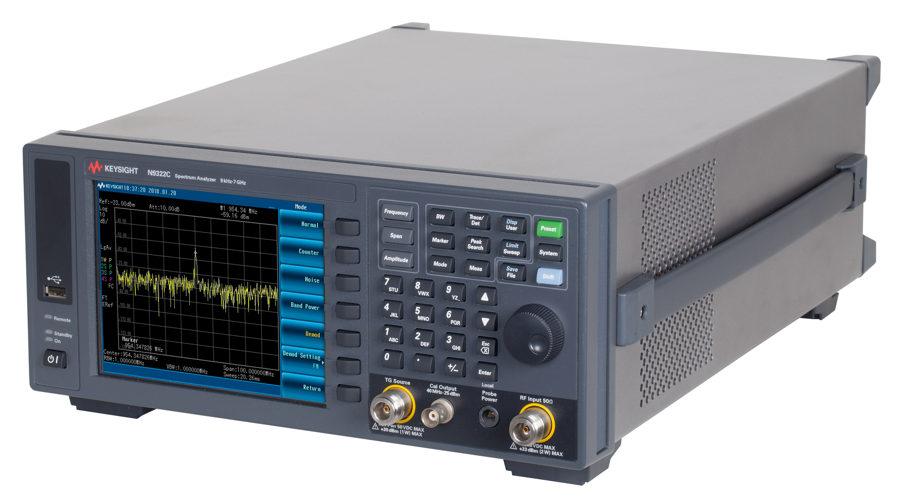Keysight Technologies (formerly Agilent) N9322C | 9kHz-7GHz Basic